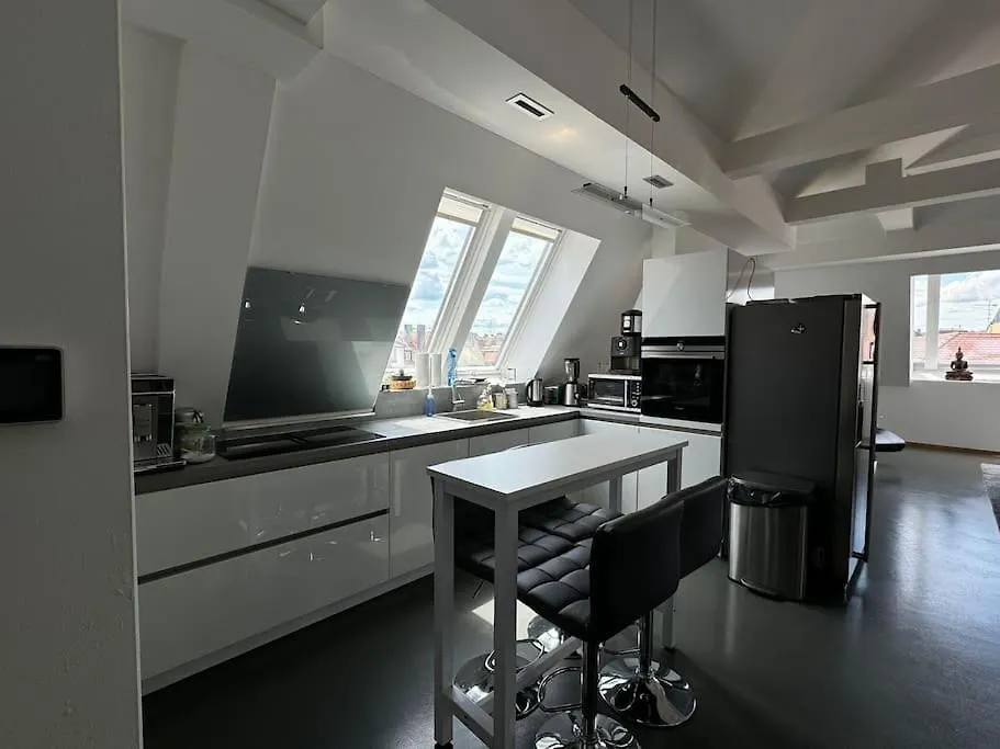 6 Zimmer Maisonette-Penthouse Pool Dachterrasse Luxus Munich Apartment